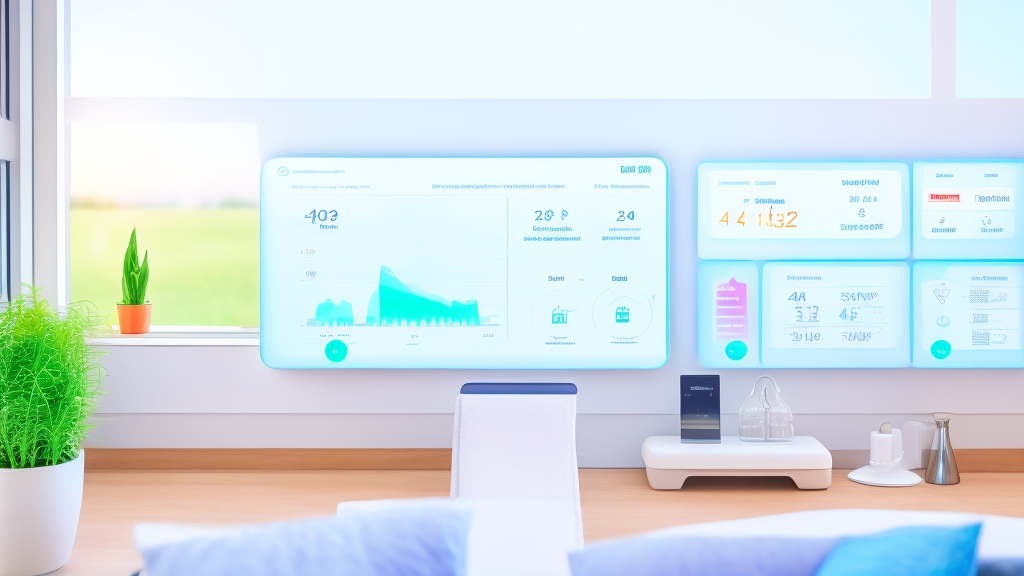 Okos otthon vezérlőpanel páramentesítő kezelő felülettel WiFi kapcsolat páratartalom grafikonok energia fogyasztás mobilalkalmazás